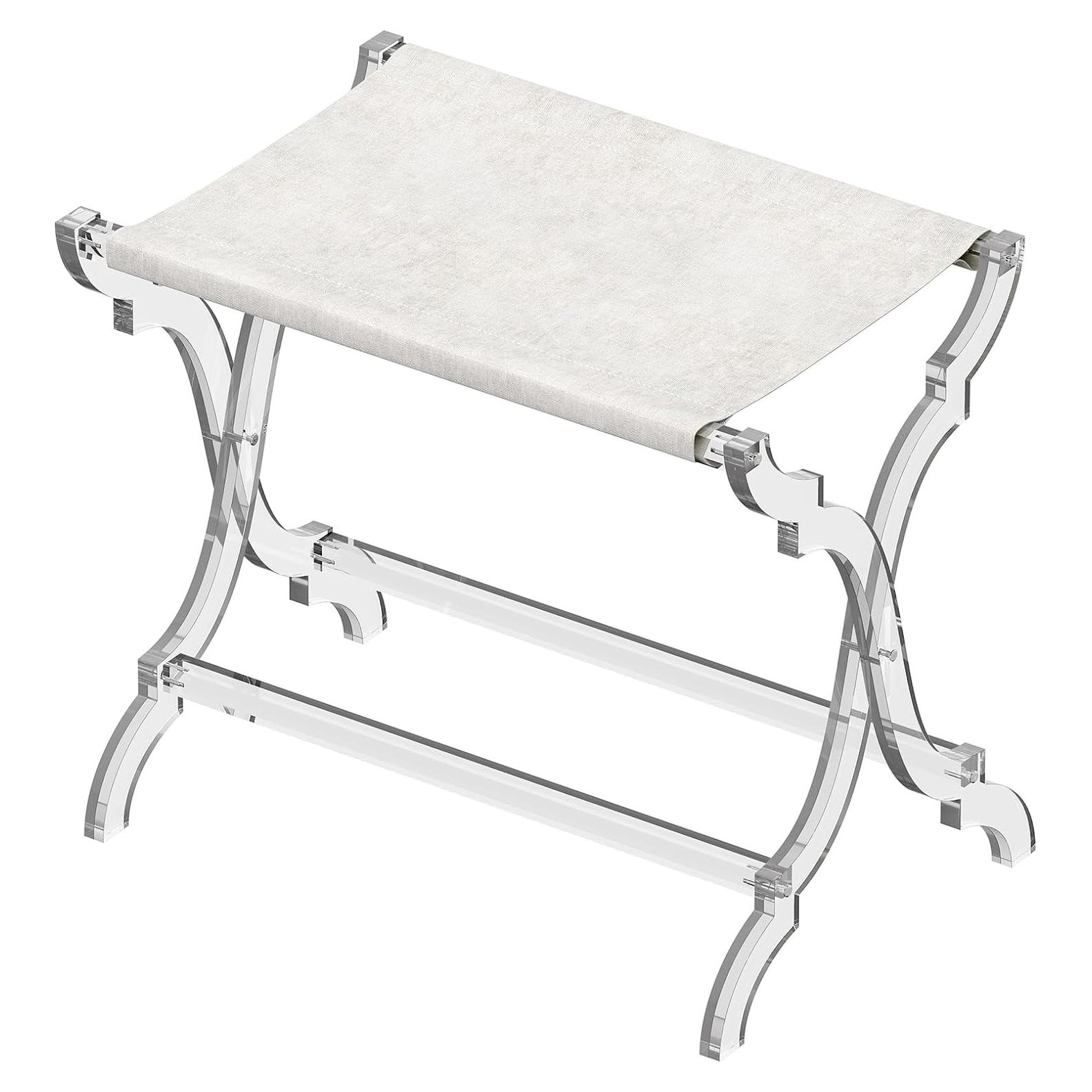 Soporte de Equipaje Acrílico Byingo Plegable 22,68-45,36 kg