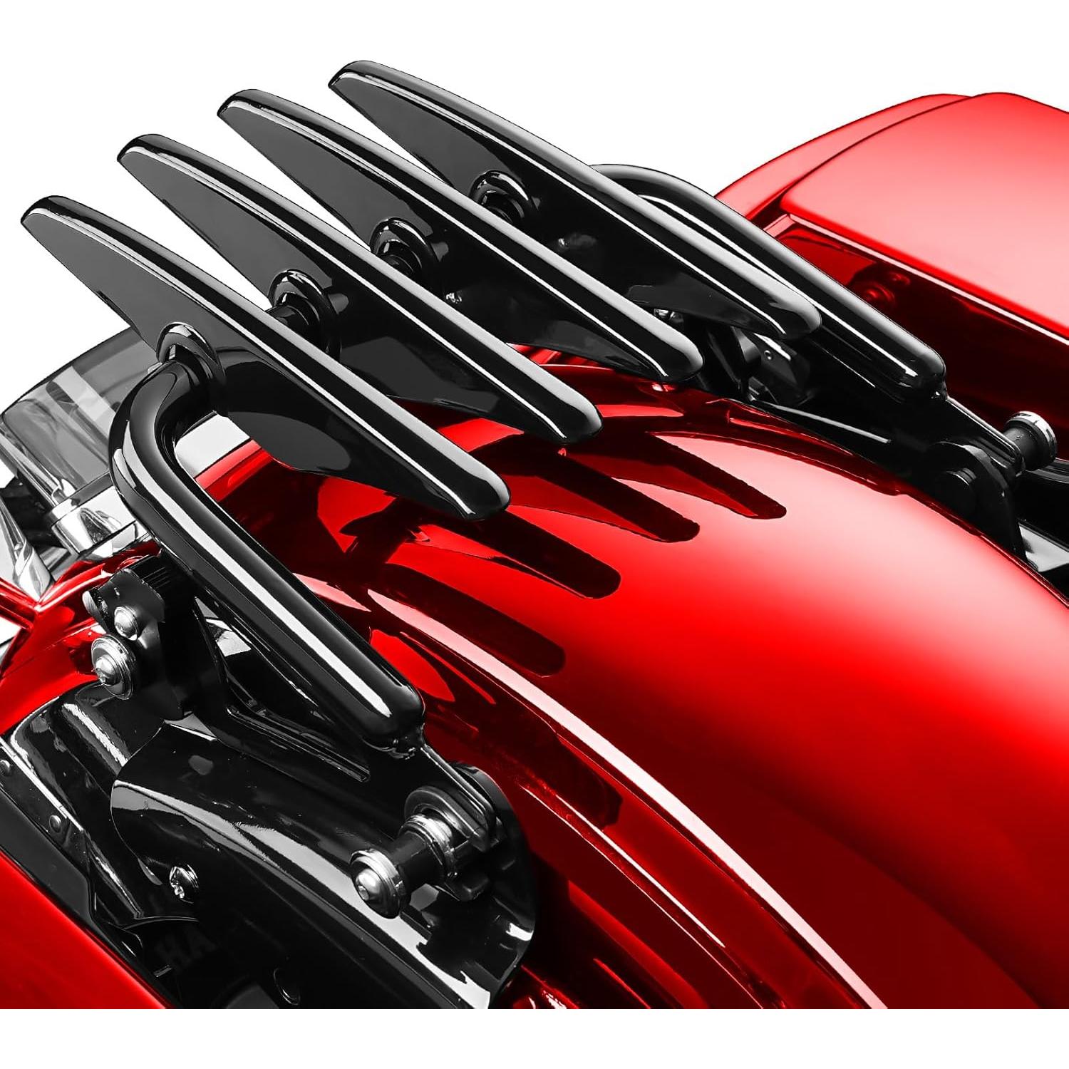 Soporte de Equipaje PBYMT para Harley Touring 2009-2024 Negro