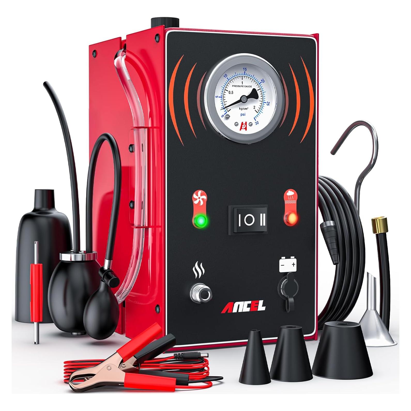 Detector de Fugas de Humo ANCEL S200 con Manómetro 2,08 kg