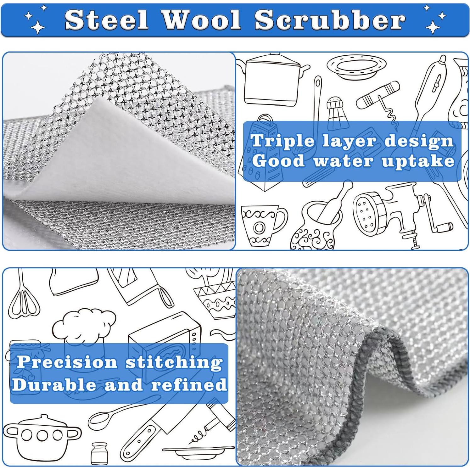 Paño de Cocina Nokiils 5 Pcs Multifuncional Sin Rayones