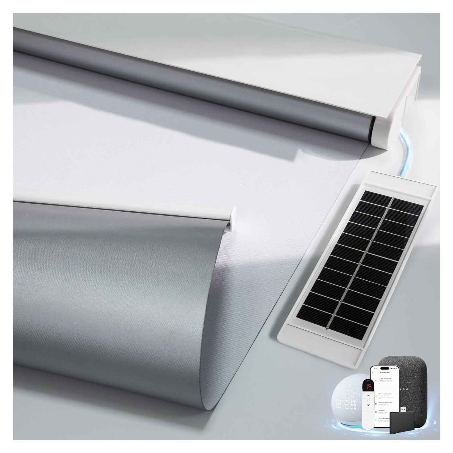 Persianas Motorizadas Ilot Queyries 86,36x182,88 cm Blancas