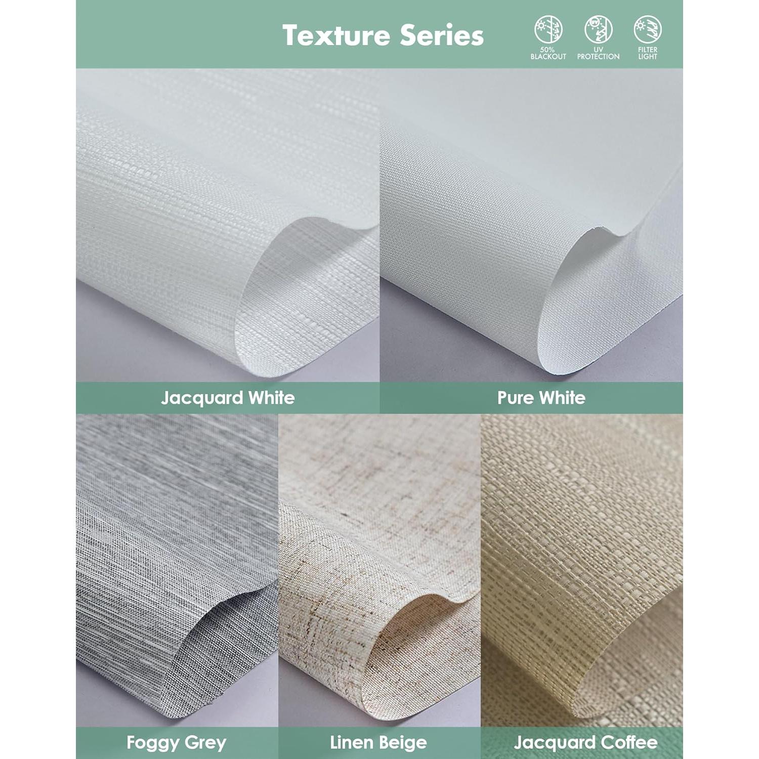 Persianas Motorizadas Yoolax 152x152 cm Filtrantes Luz