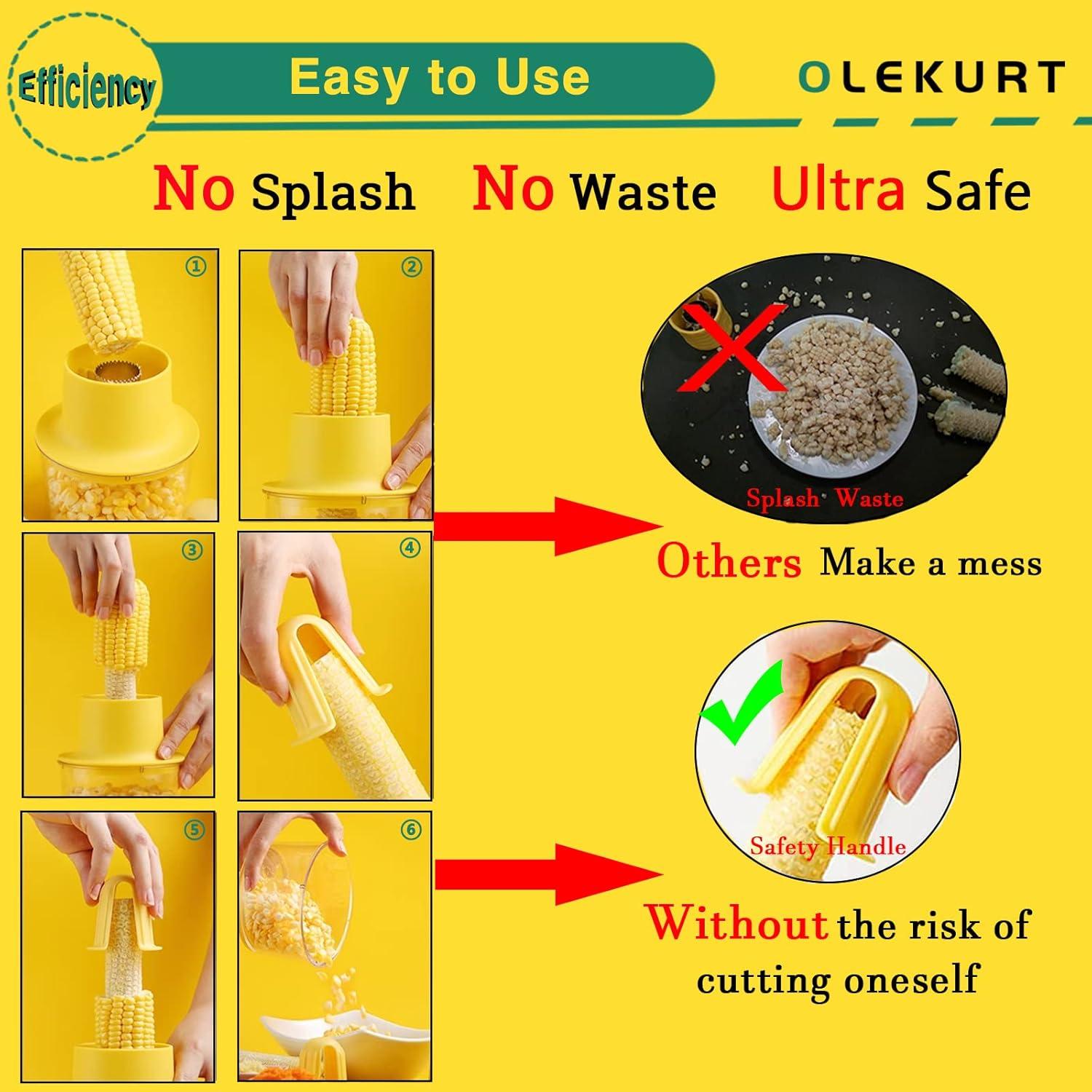 Desgranador de Maíz OLEKURT Manual Amarillo 0.36 kg