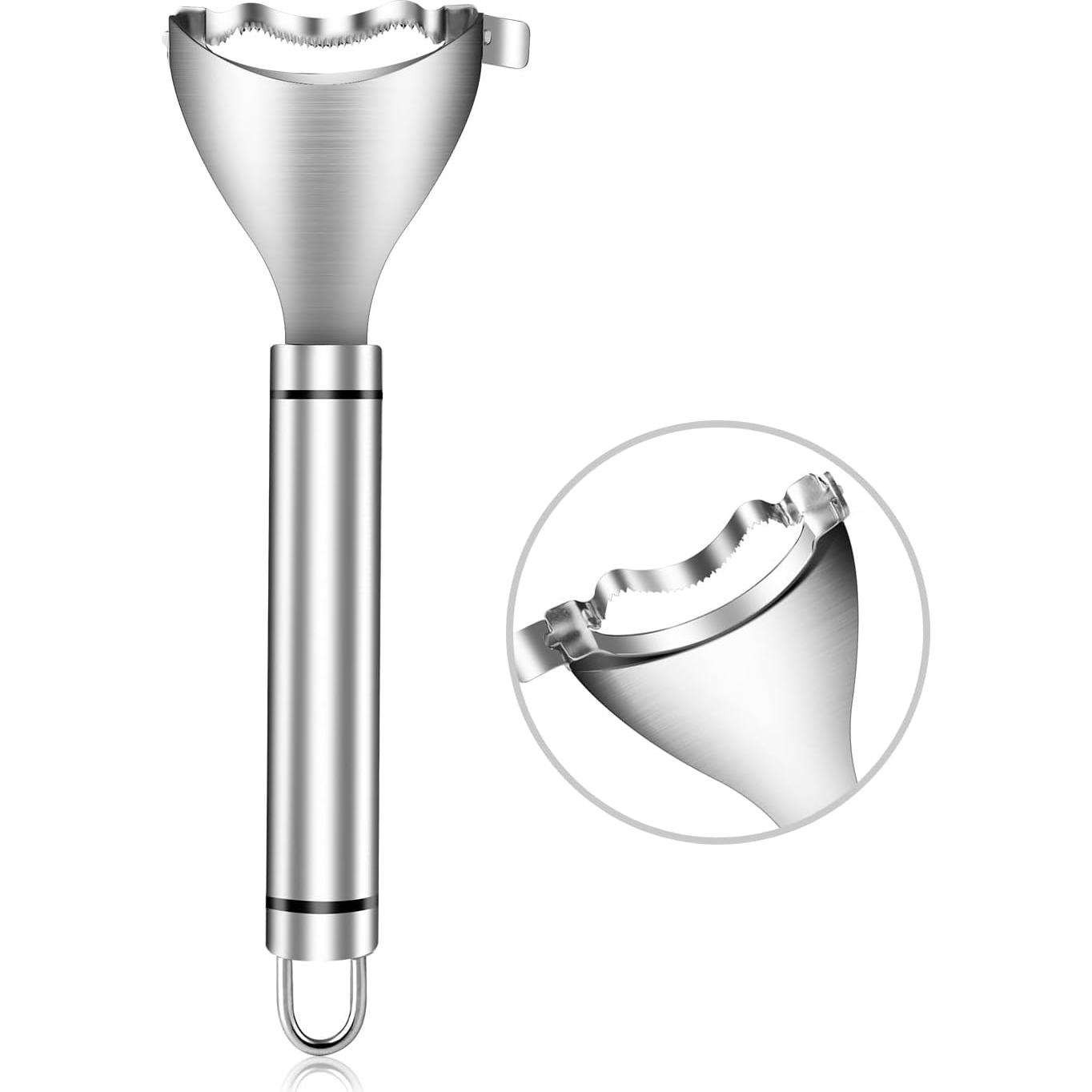 Pelador de Maíz Perla Dorada Acero Inoxidable Ergonómico