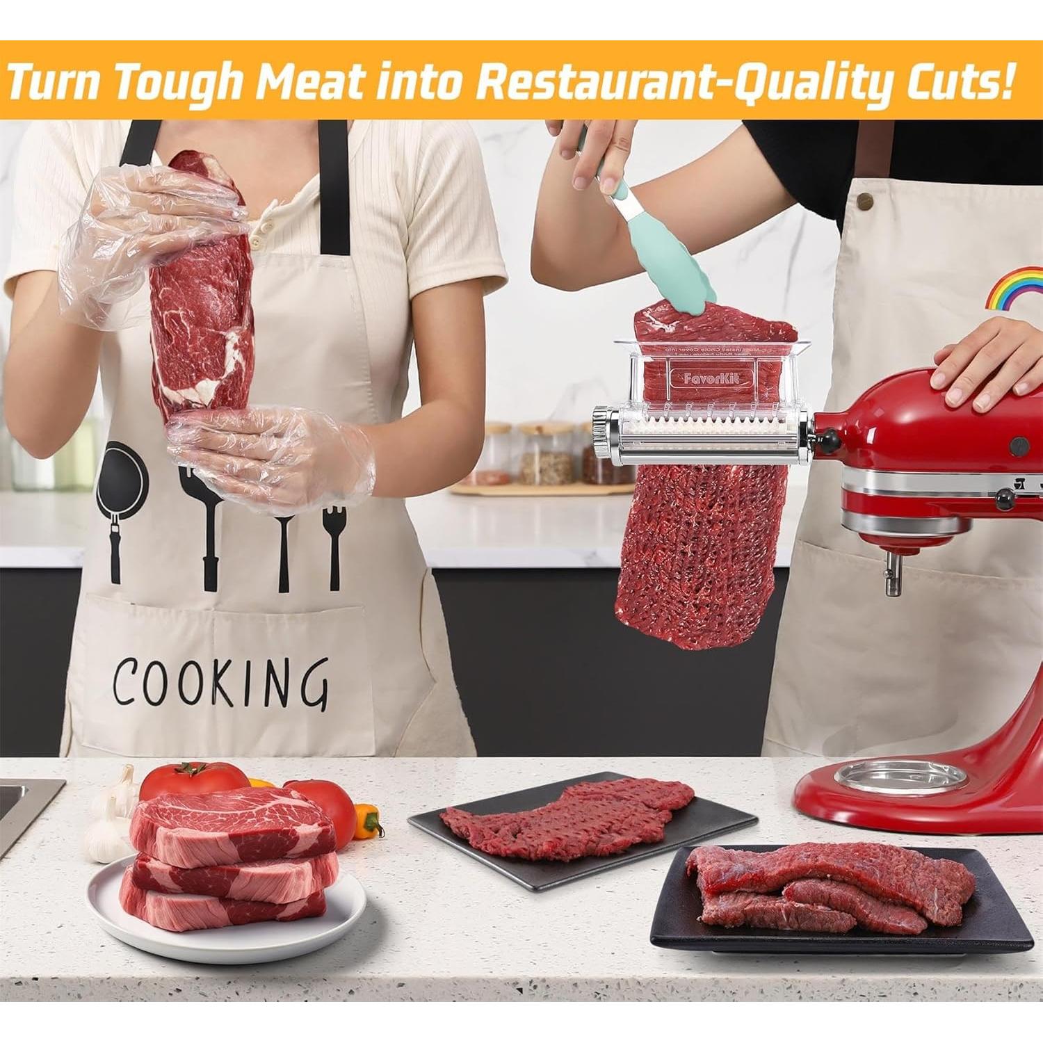 Ablandador de Carne KitchenAid FavorKit 3 Grosores Metal