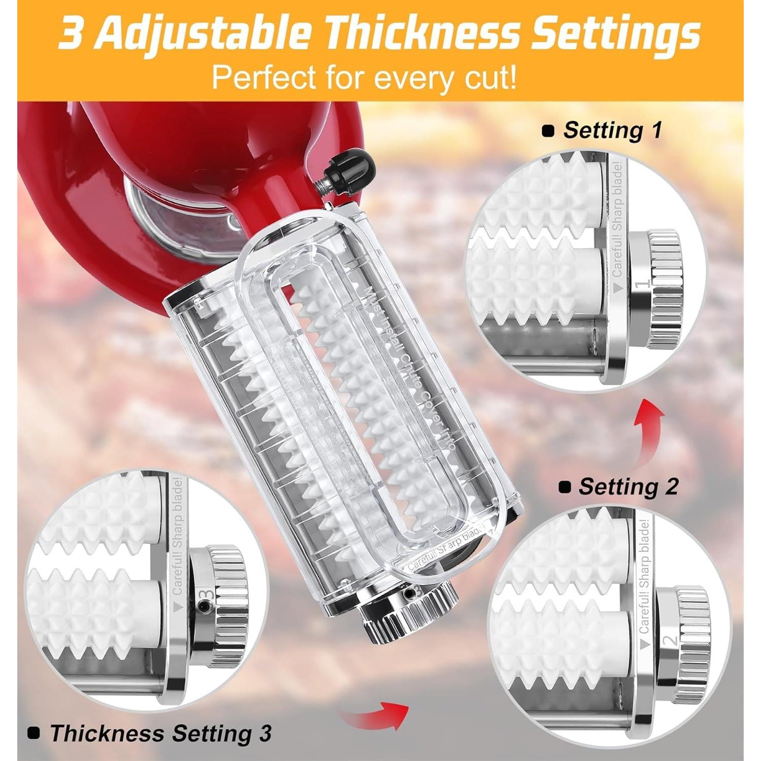 Ablandador de Carne KitchenAid FavorKit 3 Grosores Metal