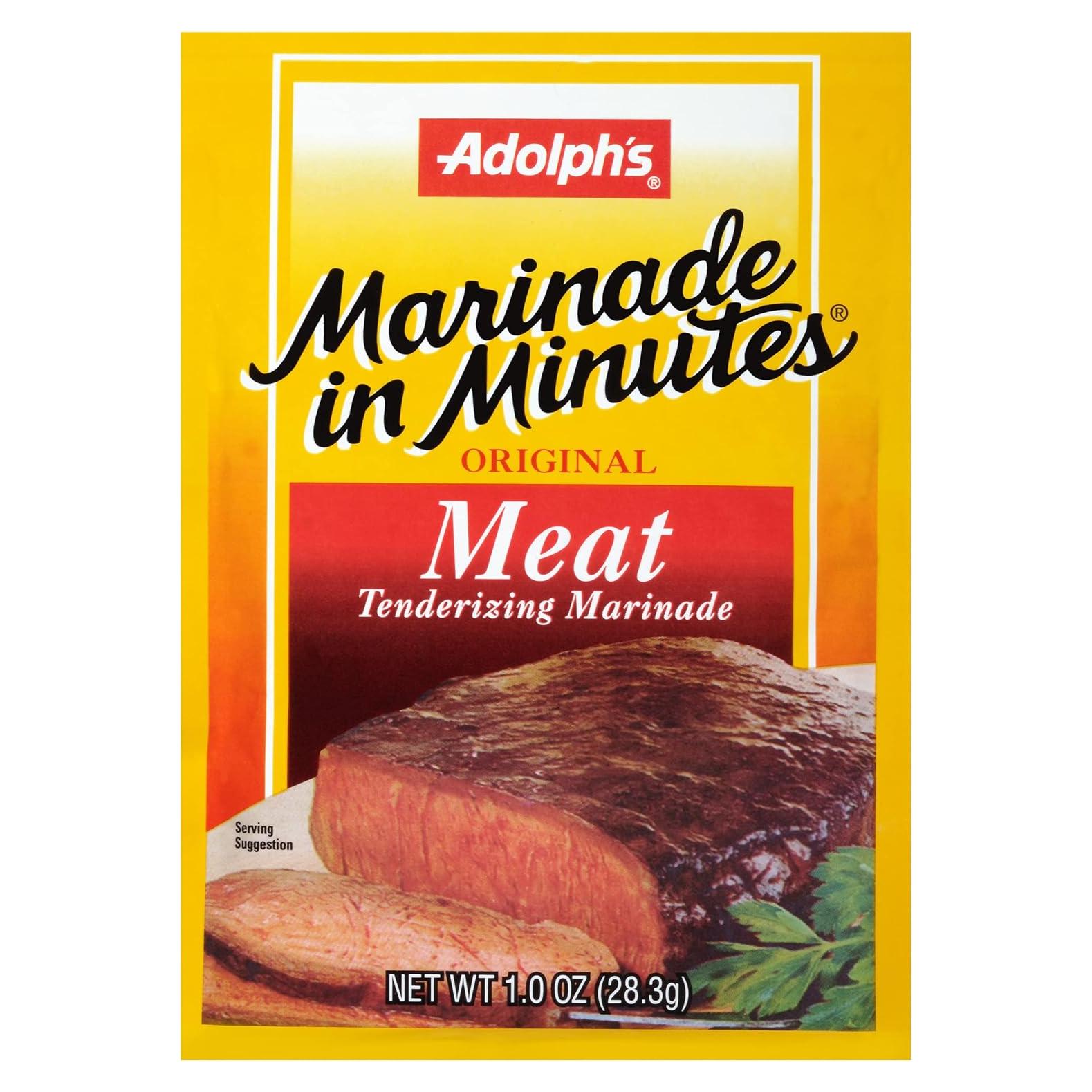 Marinada Adolph Original para Carne 226 g - Paquete de 8