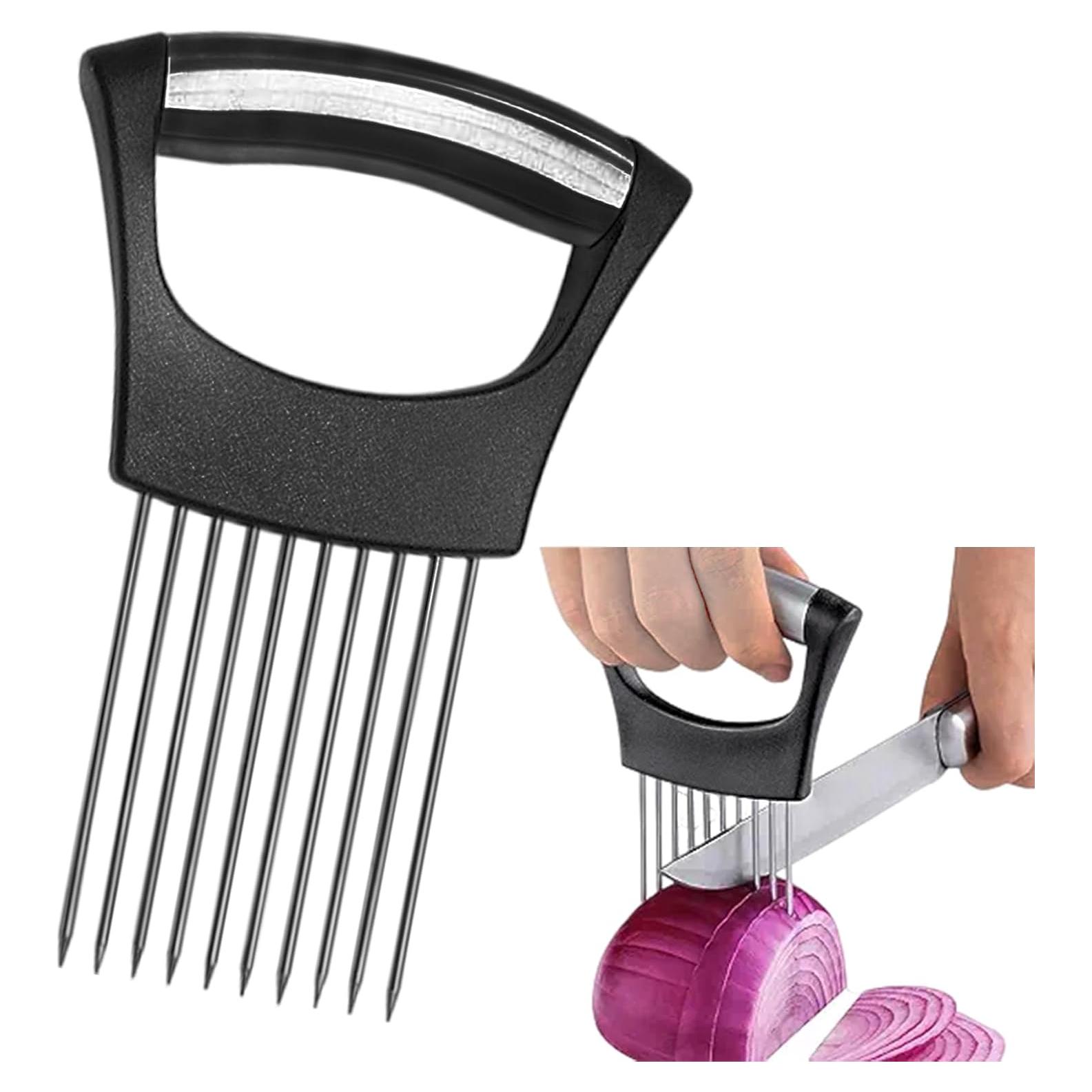 Soporte de Cebolla Vyooxcy Acero Inoxidable 10 Agujas