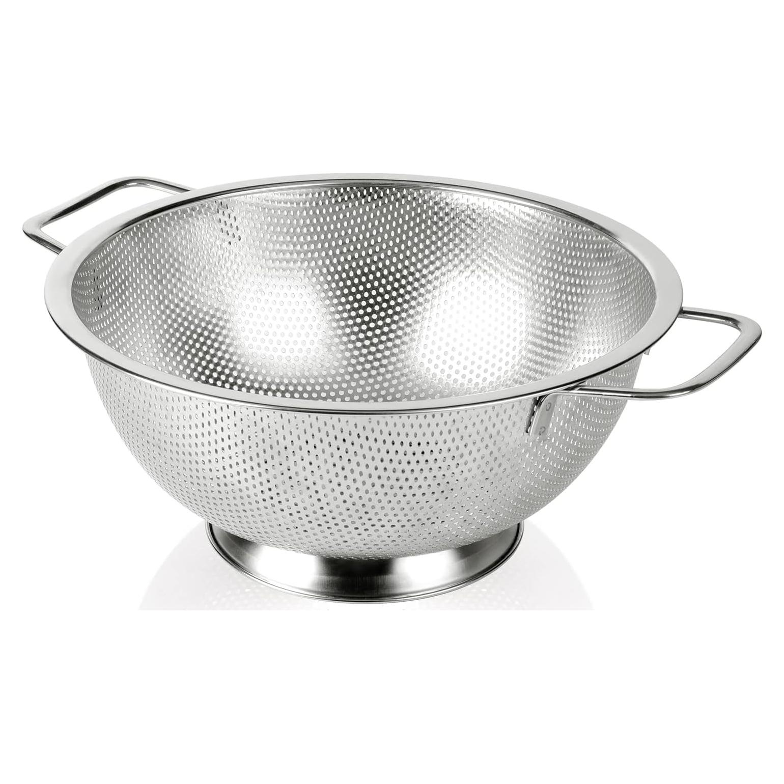 Colador de Acero Inoxidable Gulex 3QT Apto Lavavajillas