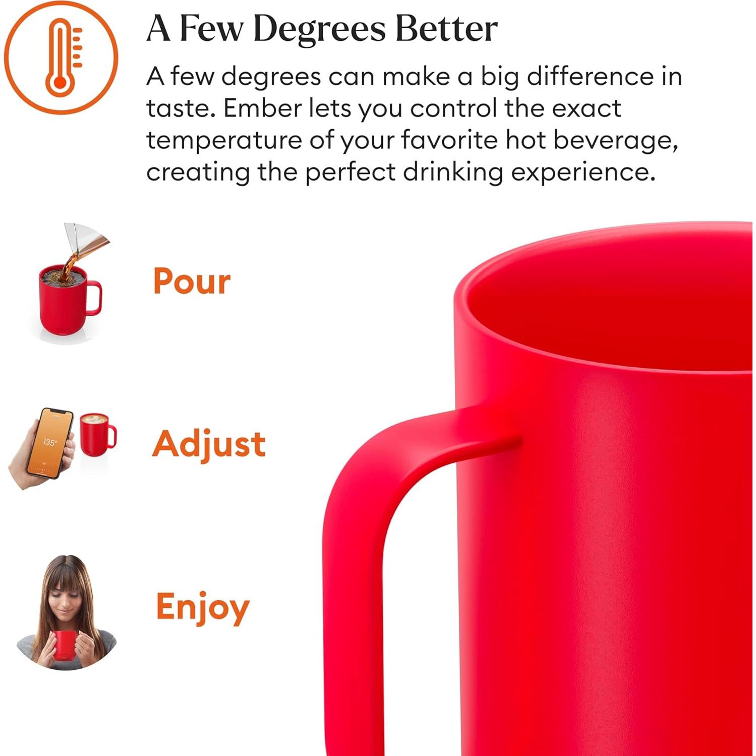 Taza Inteligente Ember 2 Control de Temperatura 295 ml Roja