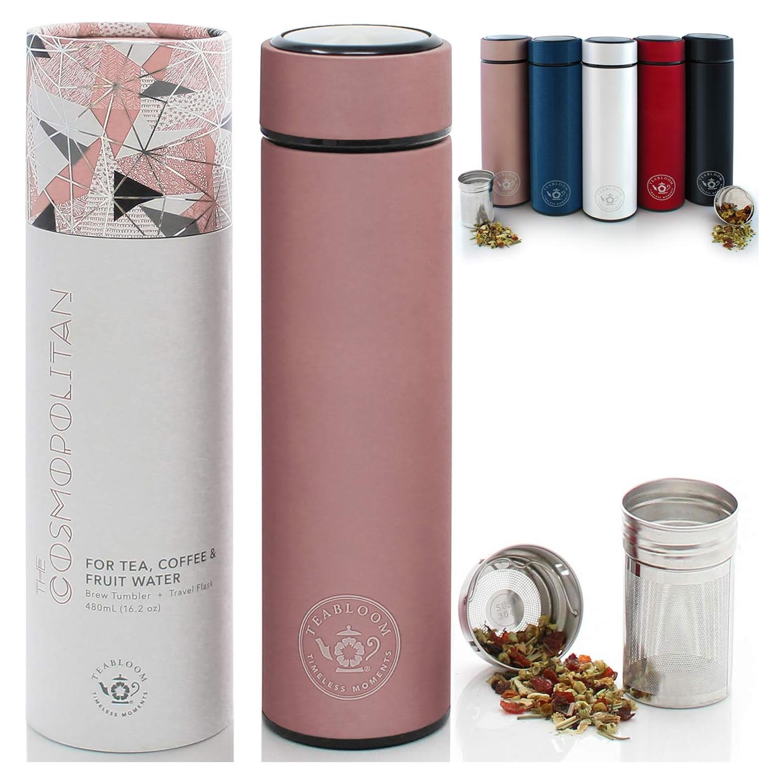 Vaso de Viaje Teabloom Cosmopolitan 480ml Acero Inoxidable