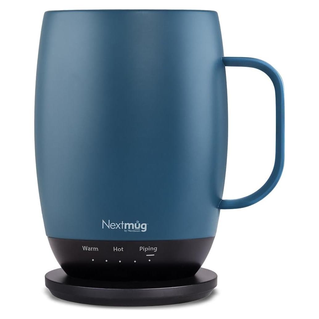 Nextmug Plus - Taza autocalentable 18 oz. Azul pizarra