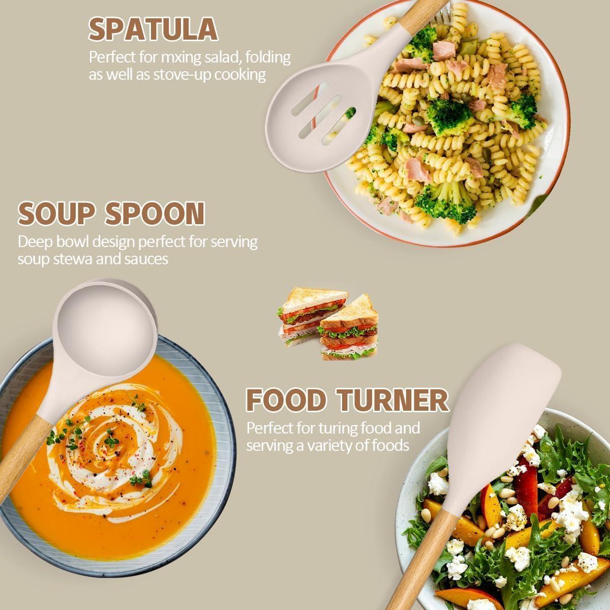 Juego de Utensilios de Cocina Umite Chef 33 Piezas Silicona