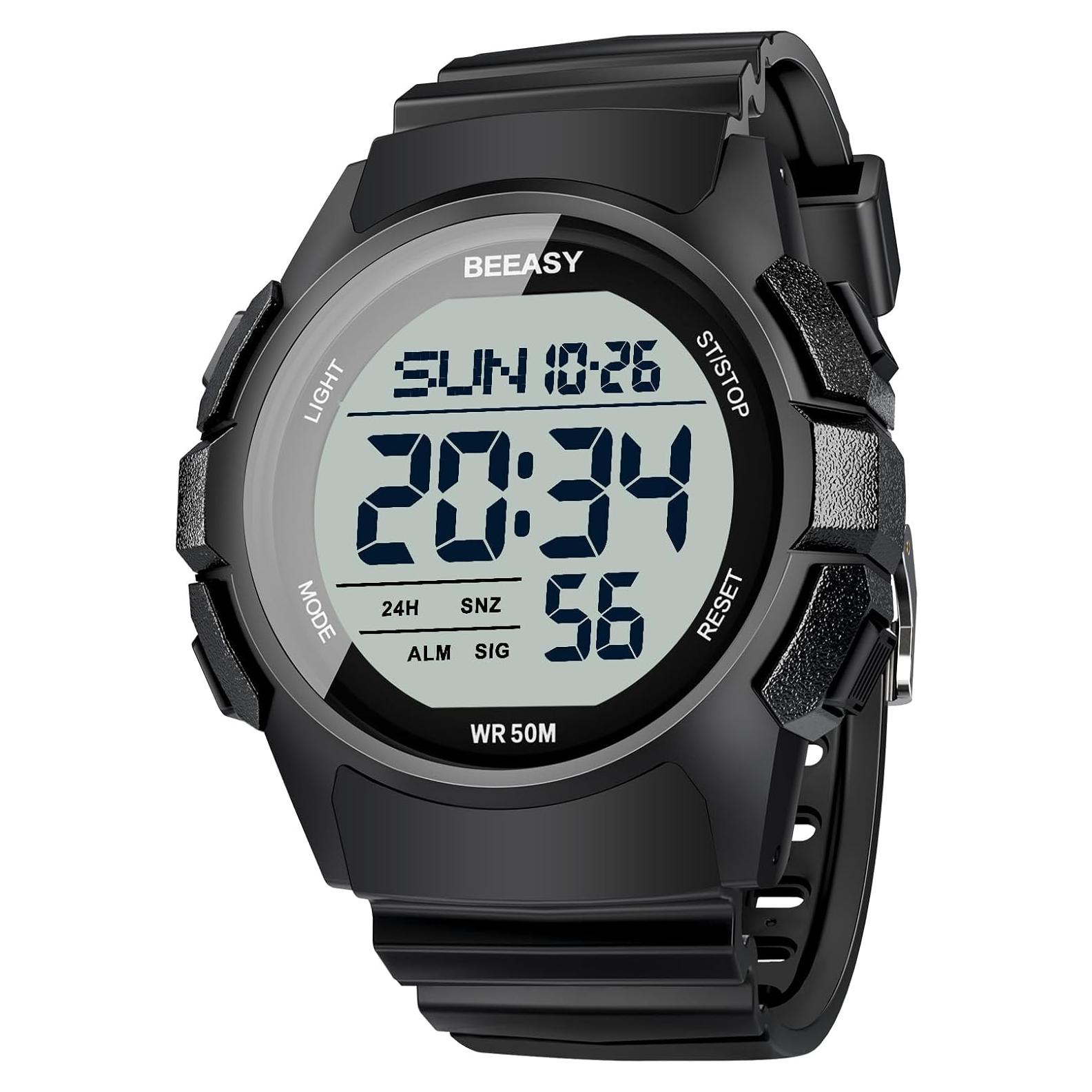 Reloj Deportivo Digital Beeasy AW03 Impermeable 5ATM