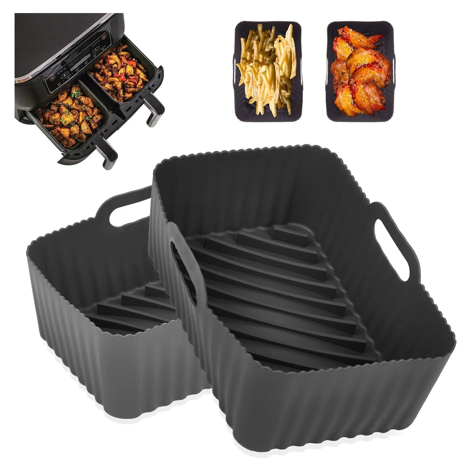 Forros de Silicona Reutilizables CEGOUT para Freidora 8 QT