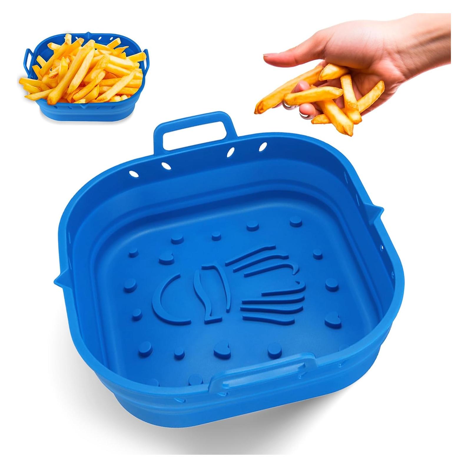 Forros de Silicona Platinum Party Port 21.6 cm Azul Reutilizables