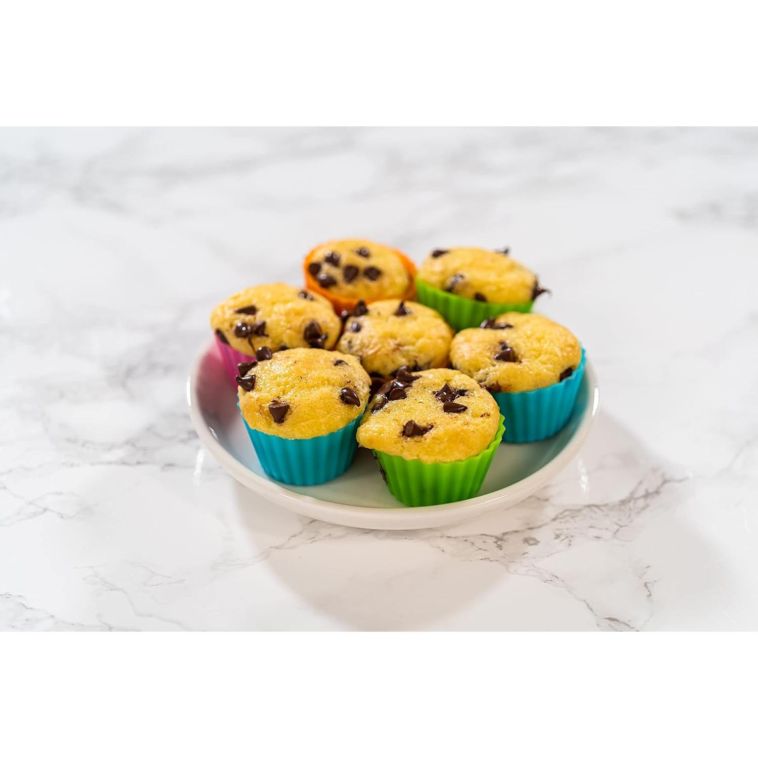 Soportes de Mini Cupcakes Bakerpan 24 Piezas Silicona