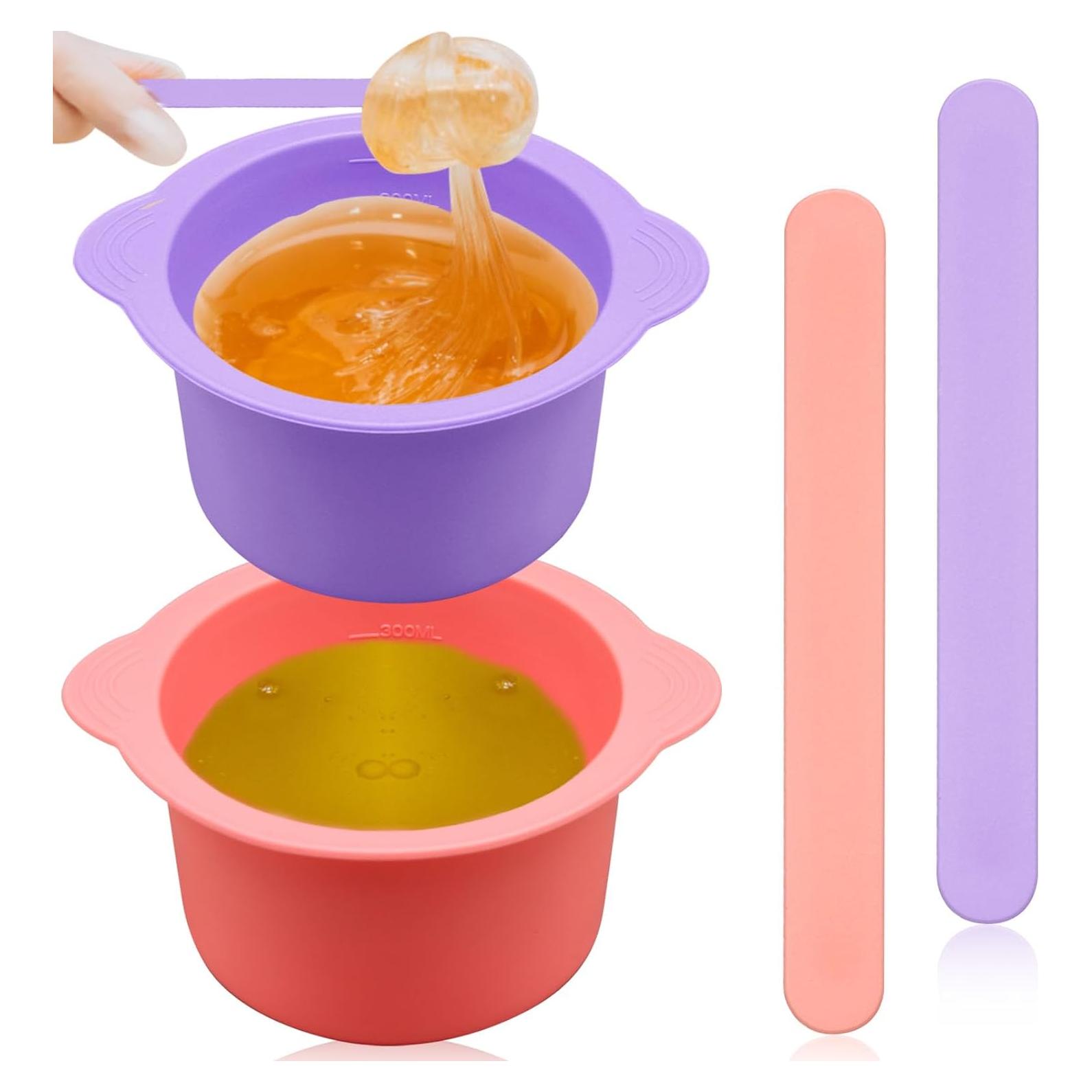 Juego de 2 Forros de Silicona para Calentador de Cera HINGTAI