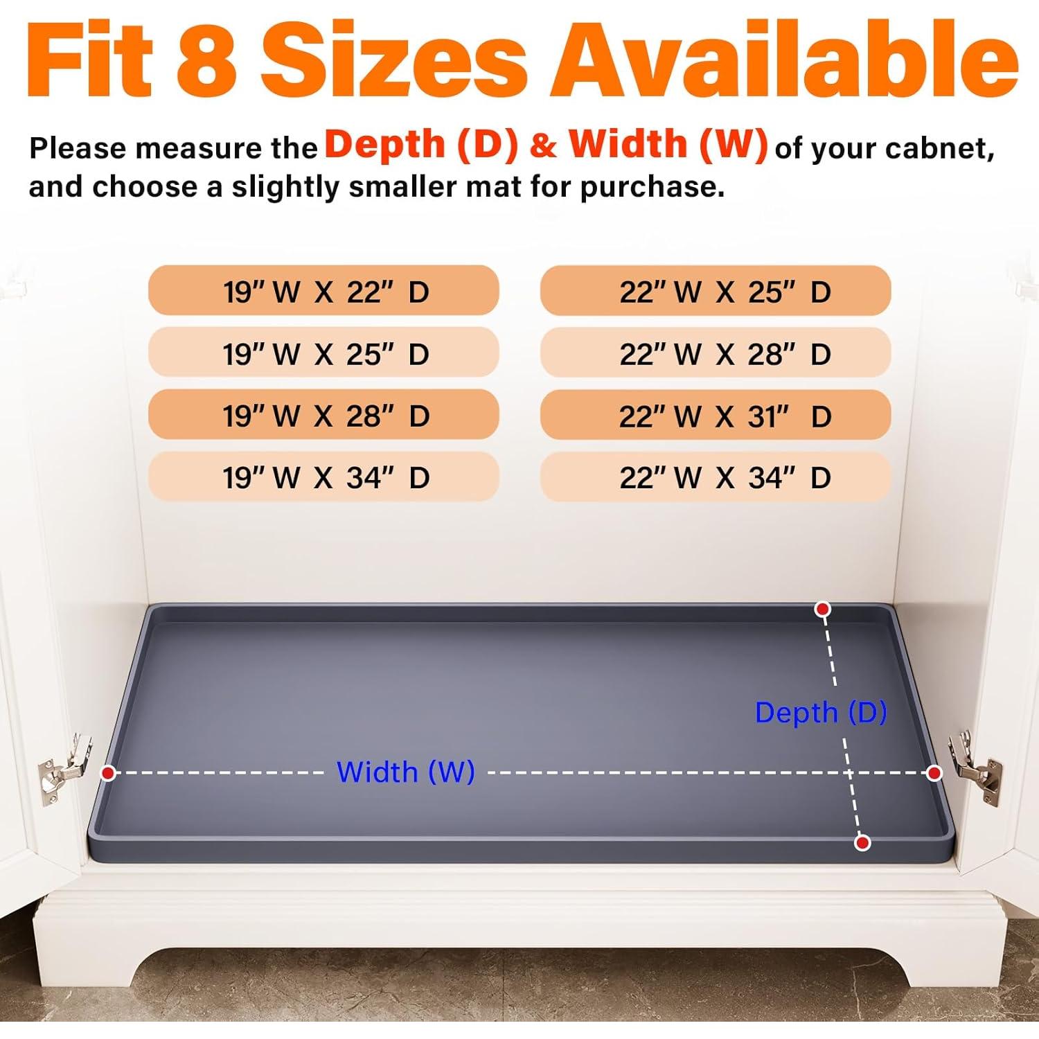 Alfombrilla Impermeable FLATO 86x55 cm para Fregadero