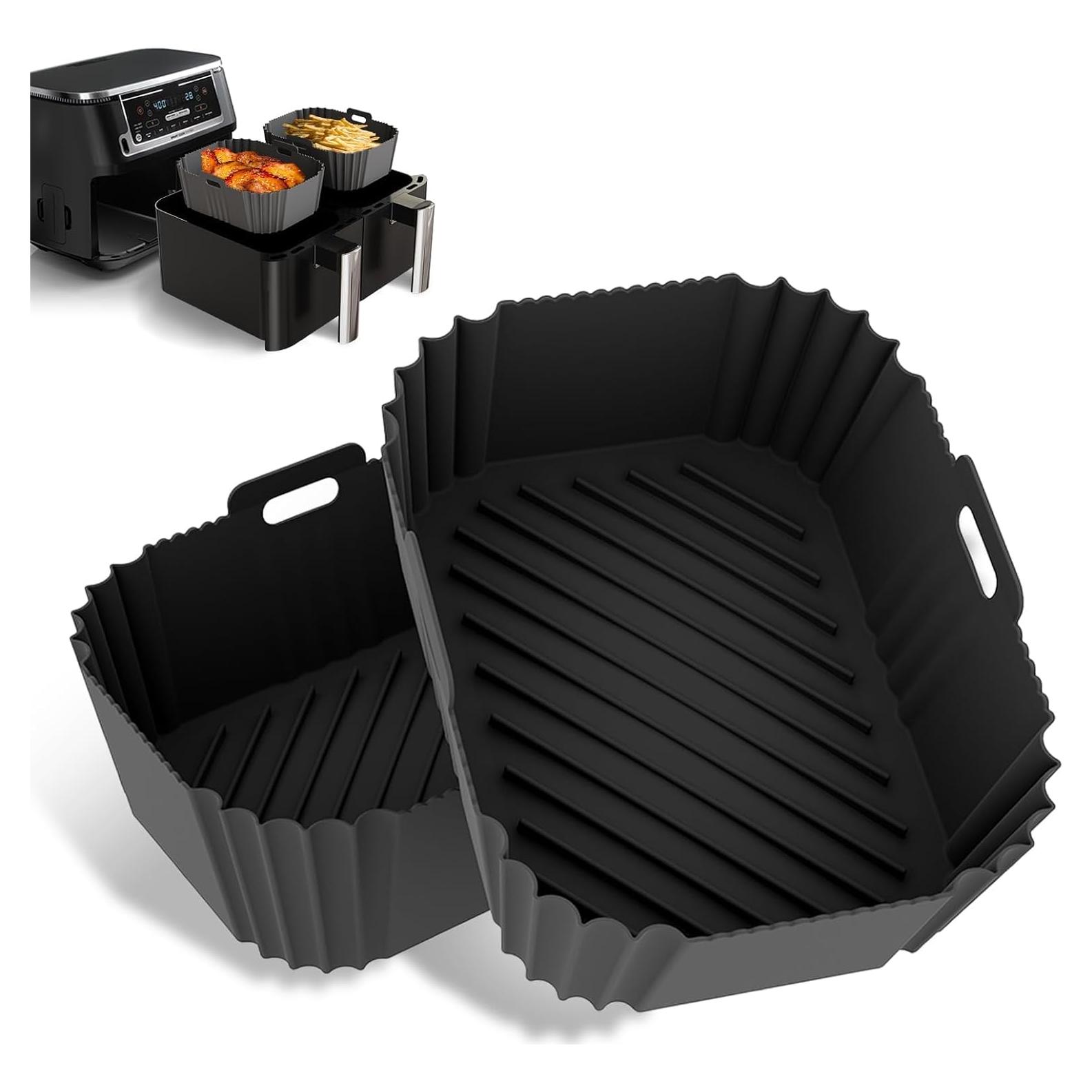 Forros de Silicona Antiadherentes CEGOUT para Freidora de Aire 21x16 cm