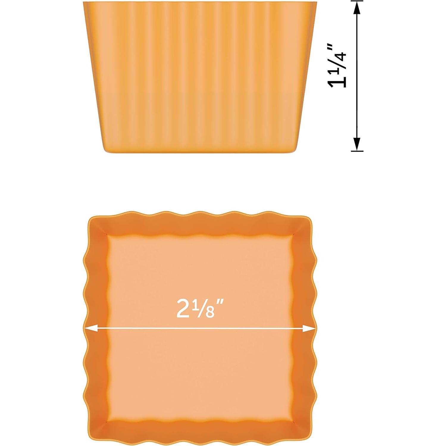 Moldes Cuadrados de Silicona Bakerpan - Set de 12