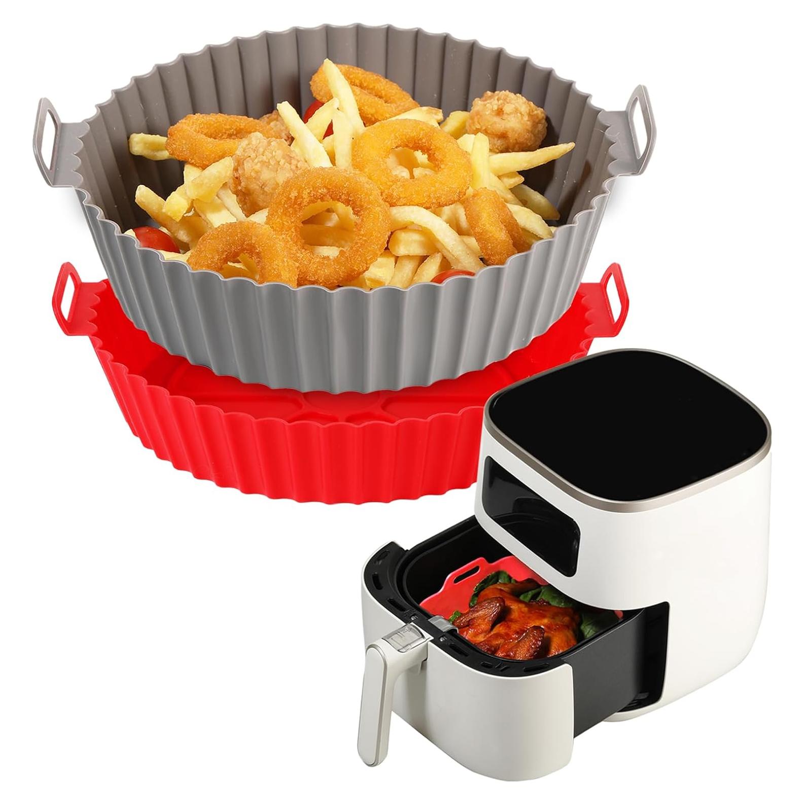 Forros de Silicona 2 Pcs para Freidora de Aire 16.5 cm