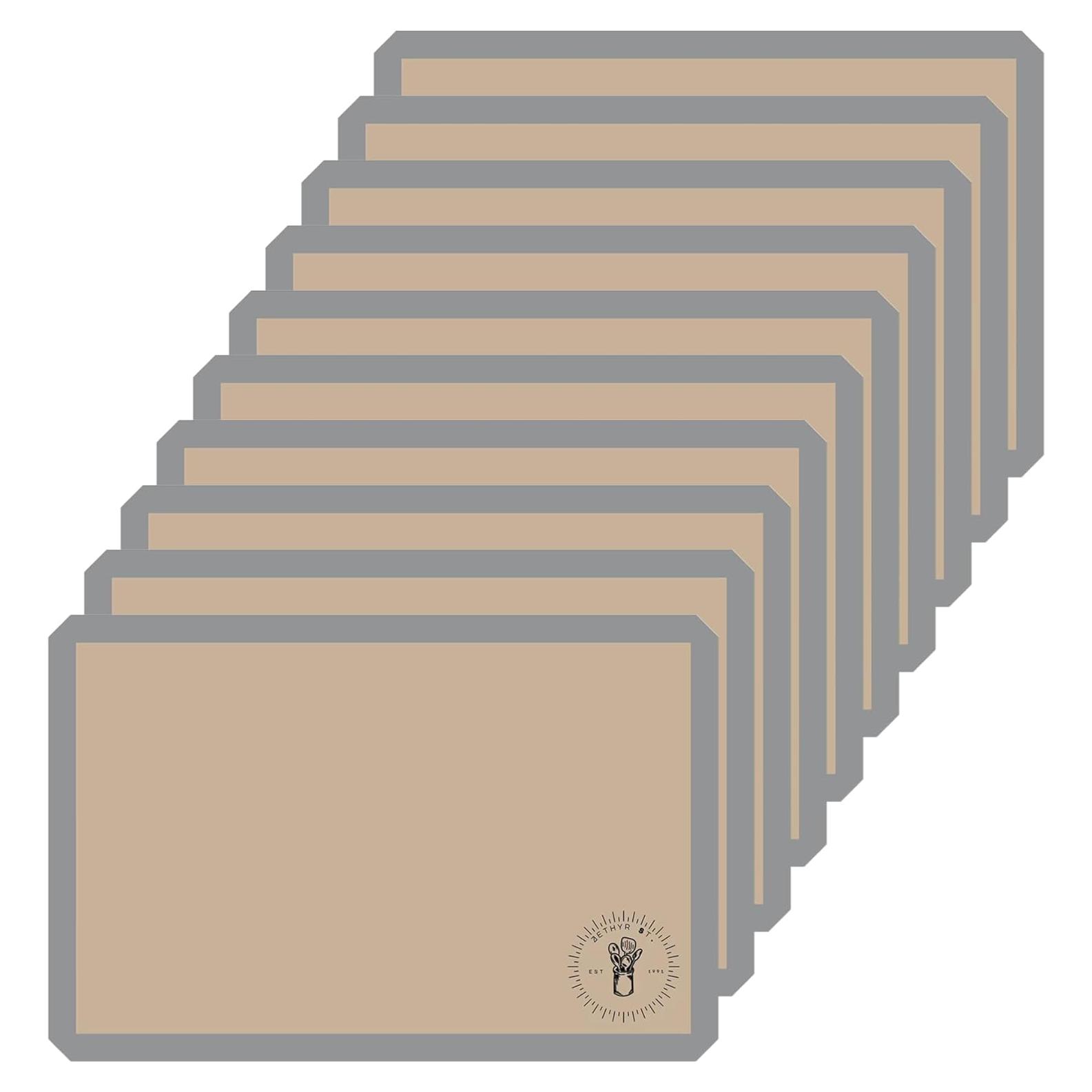 Tapas de Silicona Zethyr Street 10 Pzas 43x63 cm Antiadherente