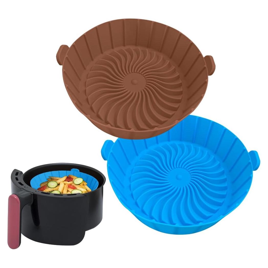 Forros de Silicona Reutilizables para Freidoras de Aire Xabzhzn