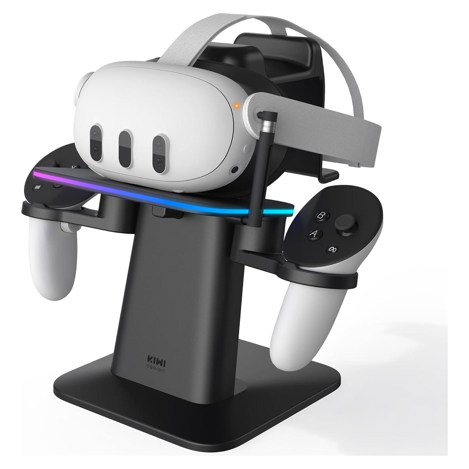Base de Carga KIWI design para Meta Quest 3S y 2, Soporte Vertical