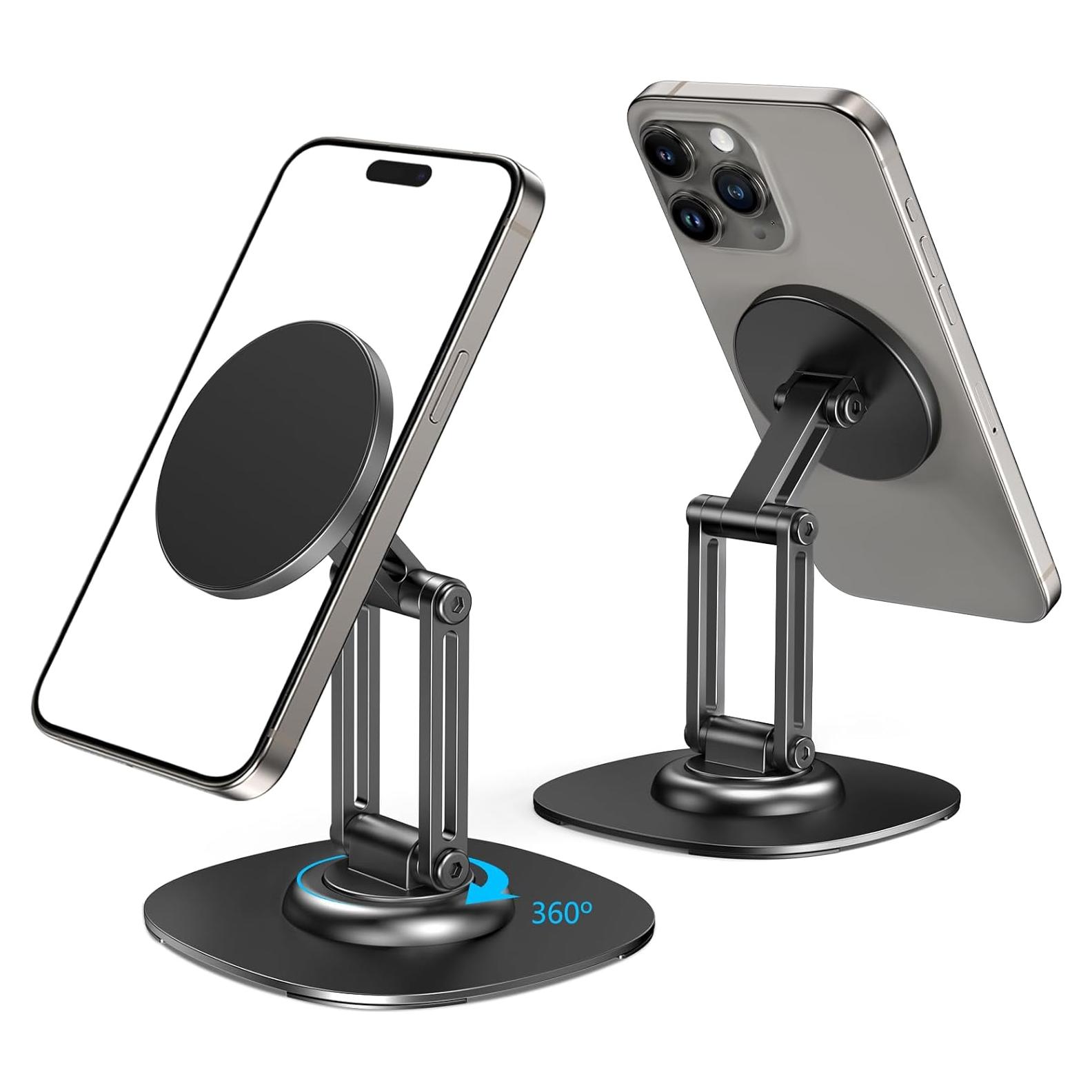 Soporte Magnético para Teléfono CreaDream Negro 360°