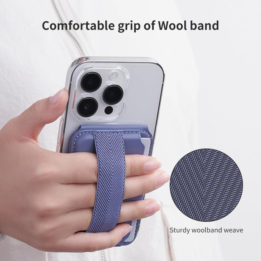 Cartera Magnética Sinjimoru para iPhone 16/15/14/13/12 Marrón