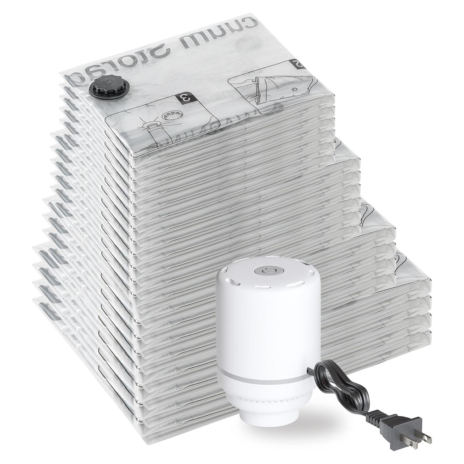 SUOCO 20 Bolsas de Almacenamiento al Vacío con Bomba