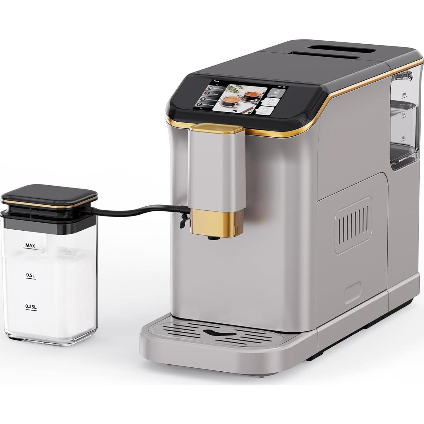 Máquina de Espresso Automática GarveeHome 1350W con Espumador
