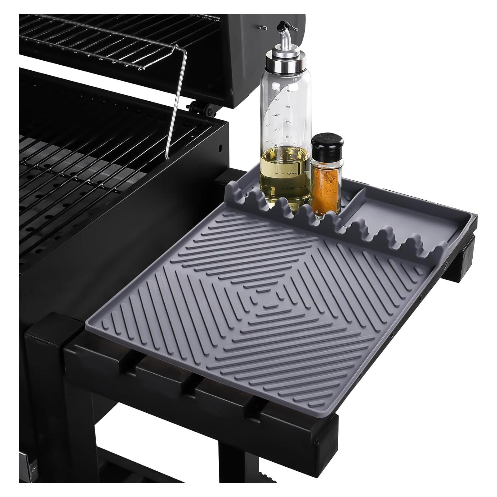 Alfombrilla de Silicona para Parrilla Blackstone 40x29 cm Gris