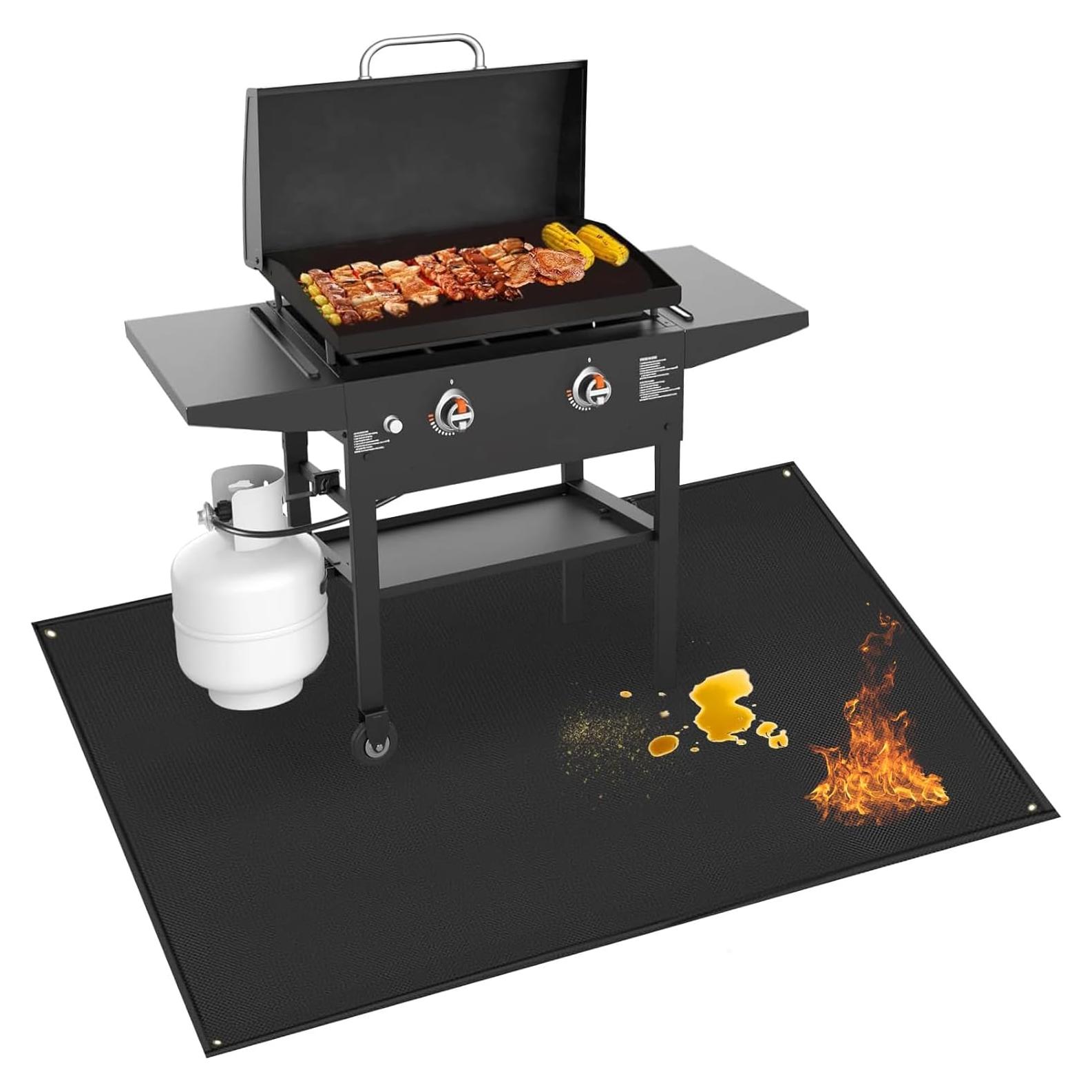 Alfombrilla para Parrilla TOHONFOO 70x48cm Resistente al Calor