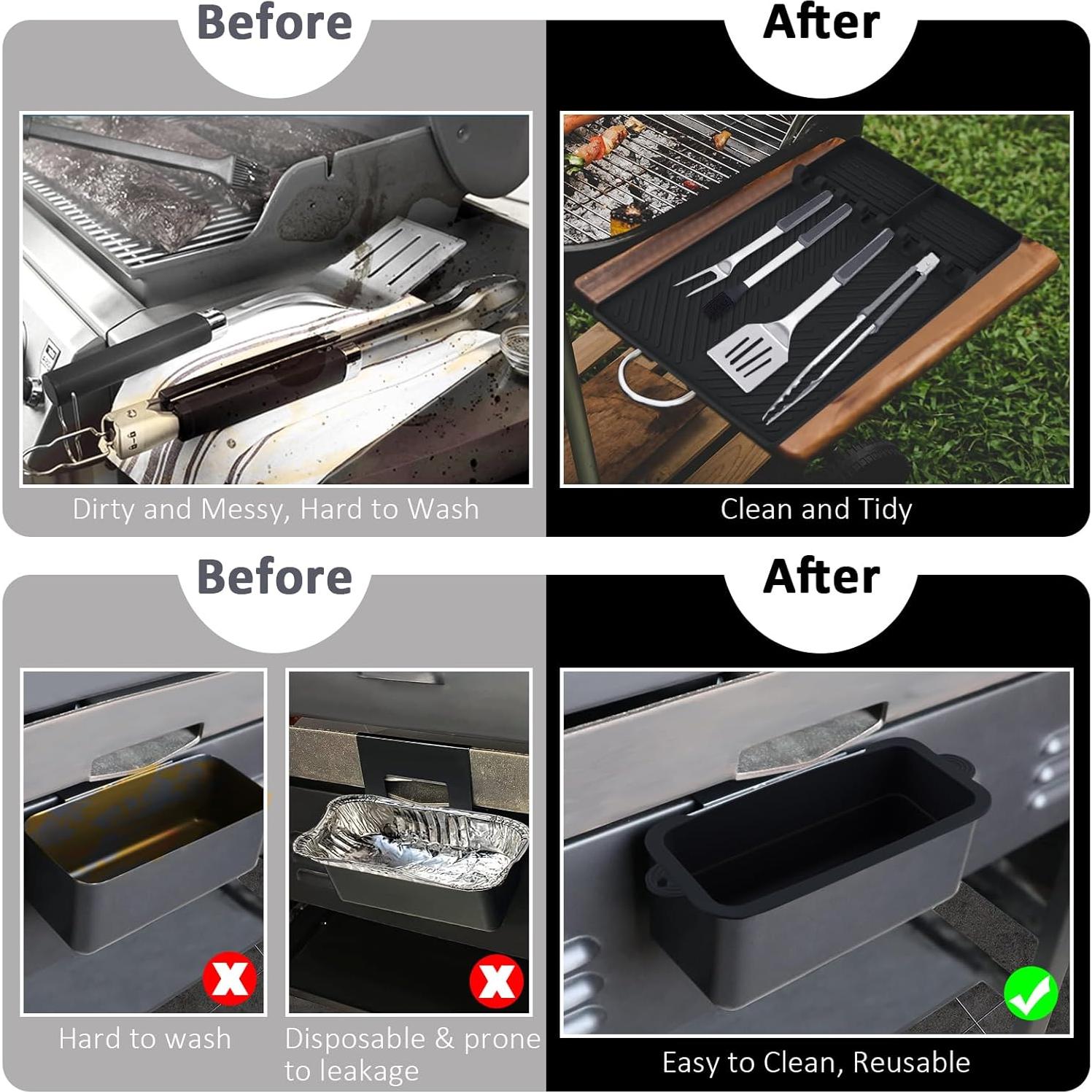 Accesorios para Plancha Blackstone - Alfombrilla y Forro de Grasa