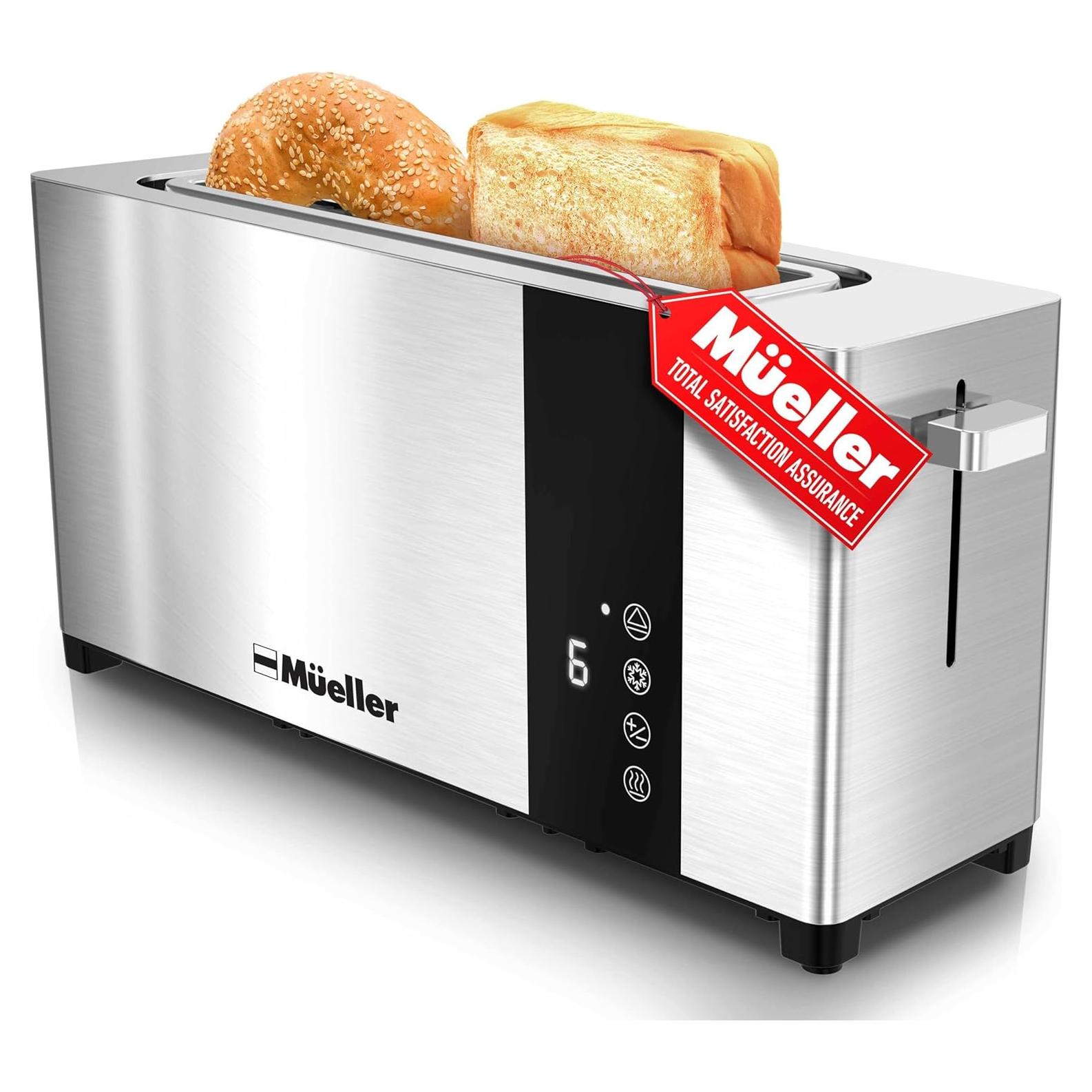 Tostadora Mueller UltraToast Acero Inoxidable 2 Rebanadas