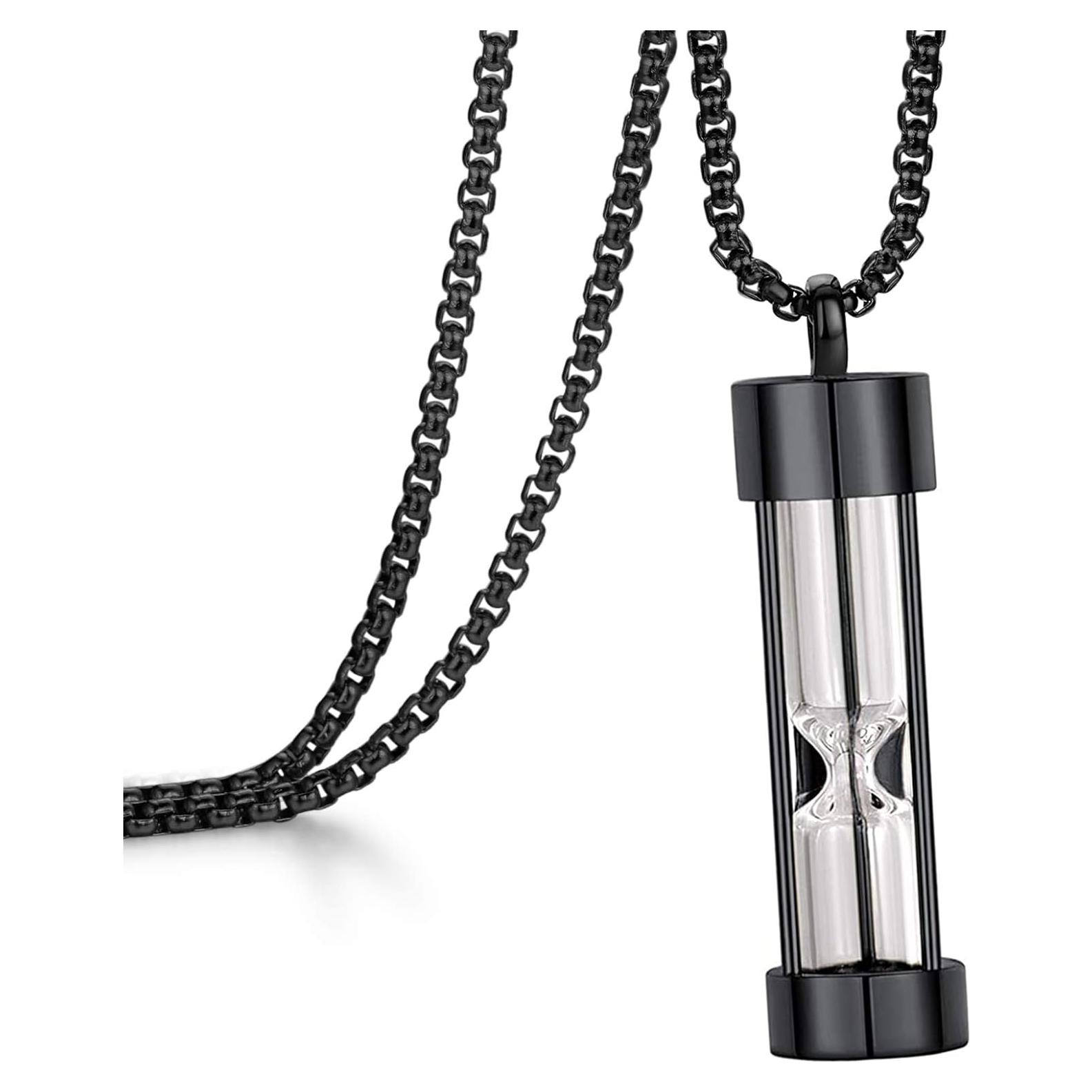 Collar de Urna de Cenizas YOUFENG Reloj de Arena 55 cm