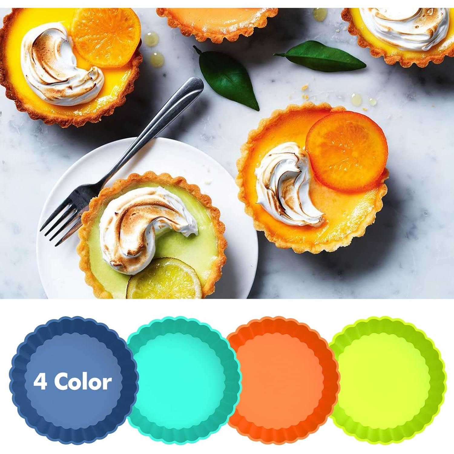 Moldes de Silicona Webake 8 Pack Redondos 12,7 cm