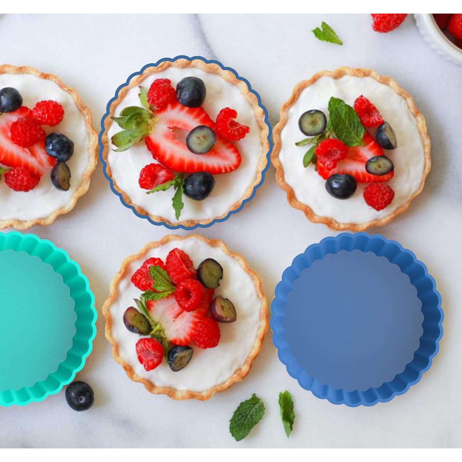 Moldes de Silicona Webake 8 Pack Redondos 12,7 cm