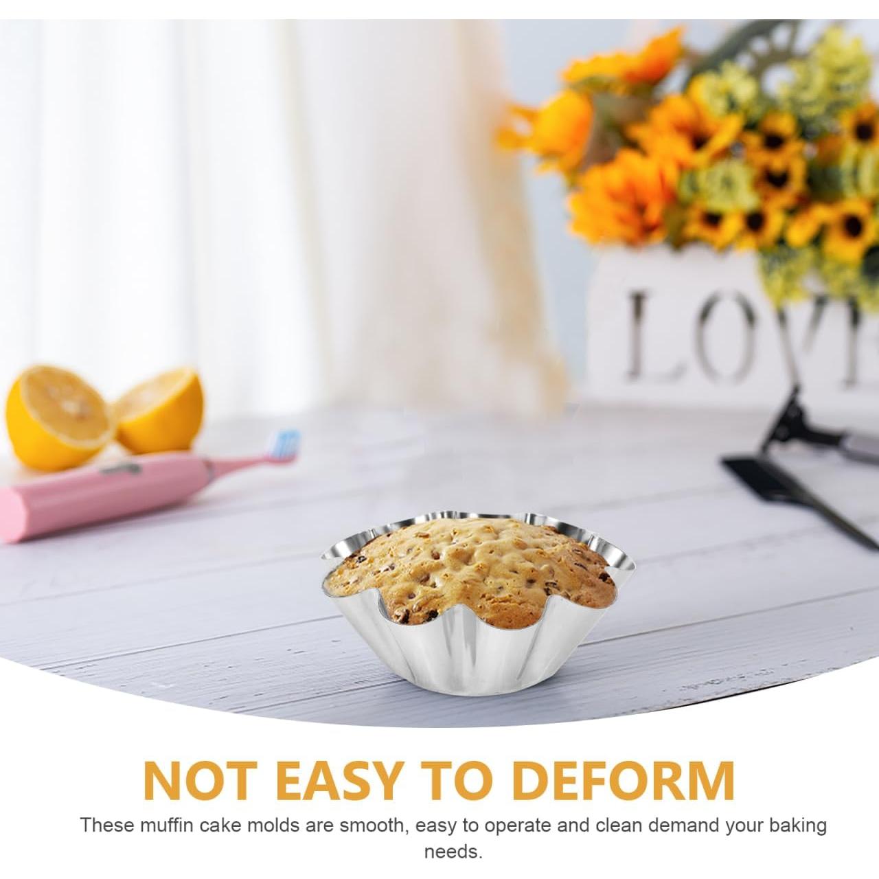 Molde para Tarta DOITOOL 12 Piezas Antiadherente 6.1 cm