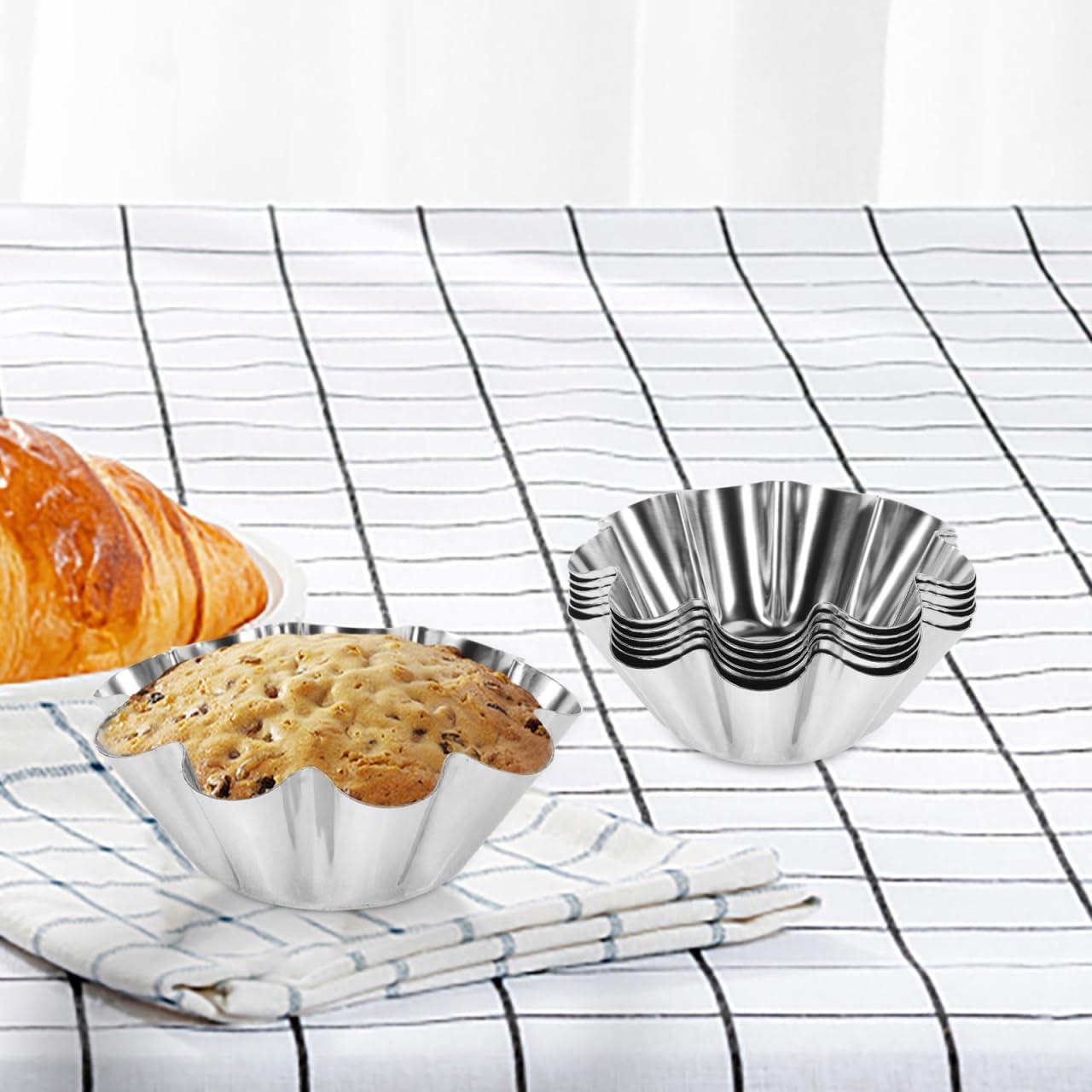 Molde para Tarta DOITOOL 12 Piezas Antiadherente 6.1 cm