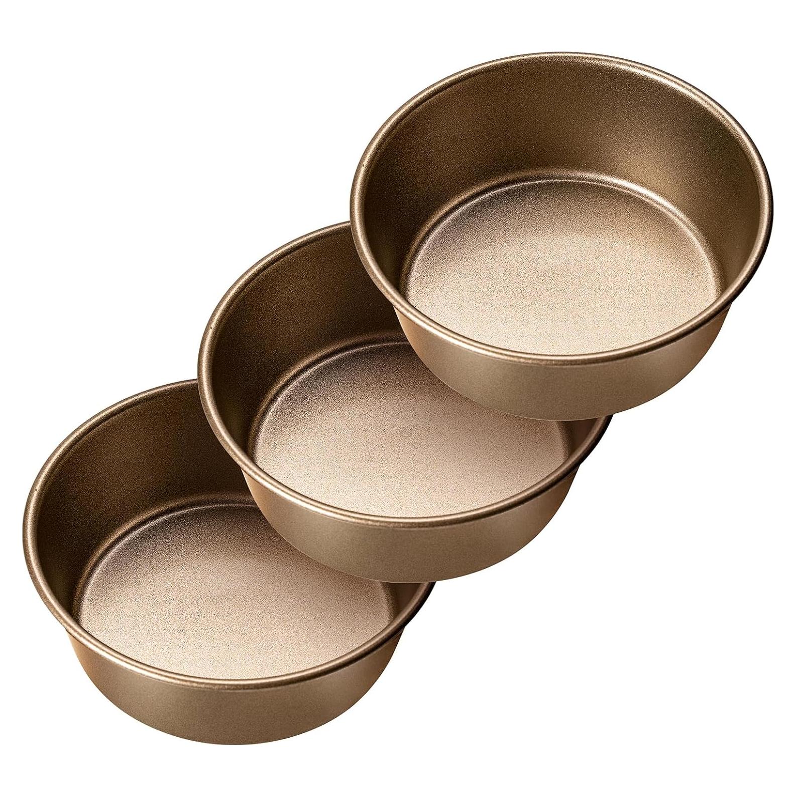 Molde para Mini Pasteles Yomvzake 4 Pulgadas Antiadherente