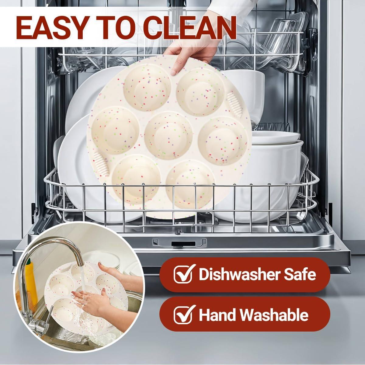 Molde de Silicona para Muffins CAKETIME 7 Tazas Antiadherente