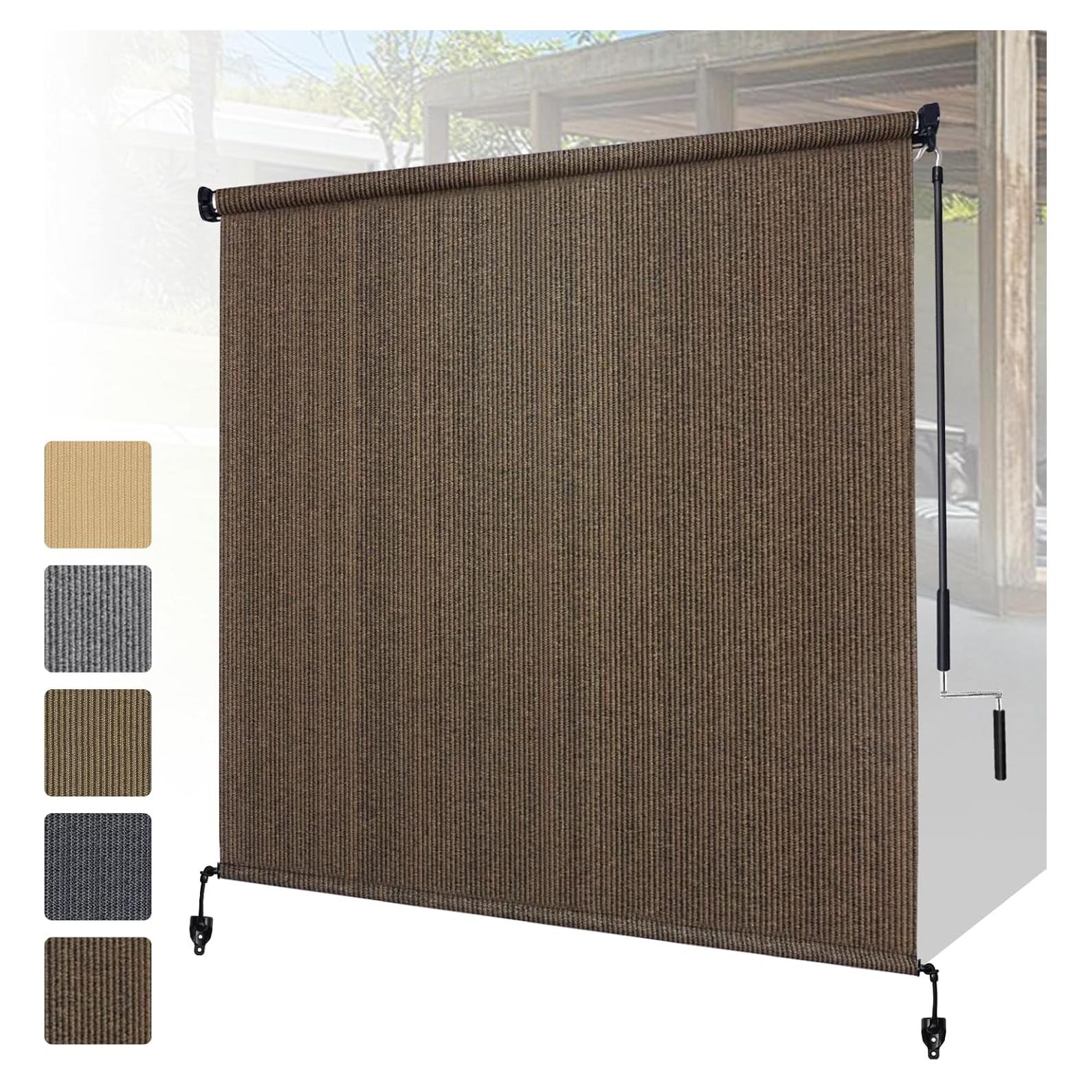 Sombras de Exterior Shade&Beyond 243x243 cm Mocha Sin Cuerda