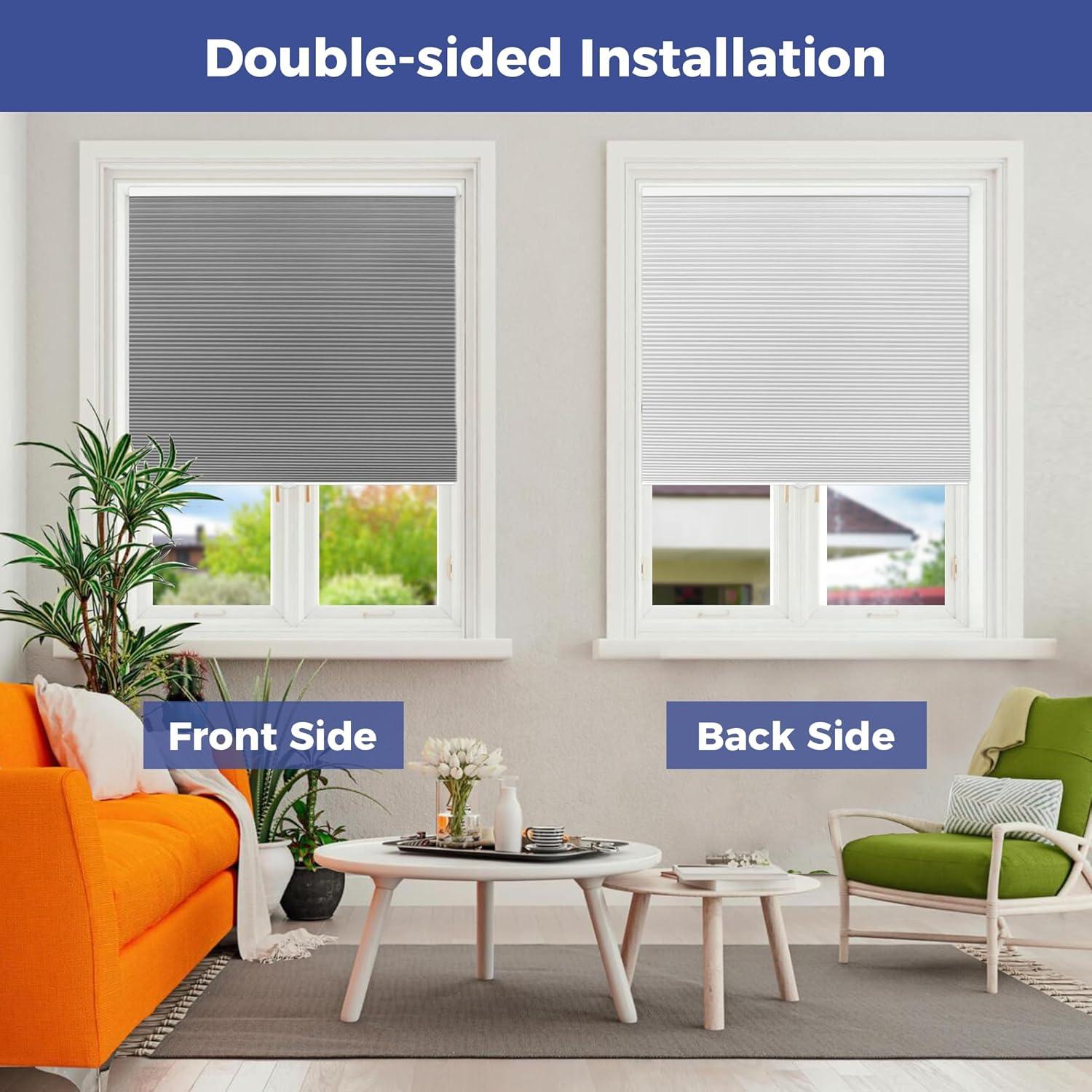 Persianas Celulares Allesin Blackout 34x64 cm Sin Cuerda