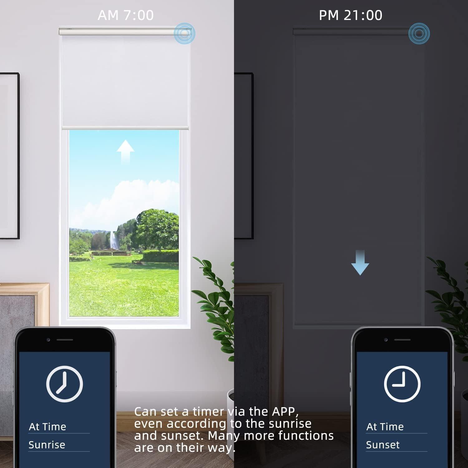 Persianas Motorizadas SmartWings 100% Oscurecimiento 120x180 cm