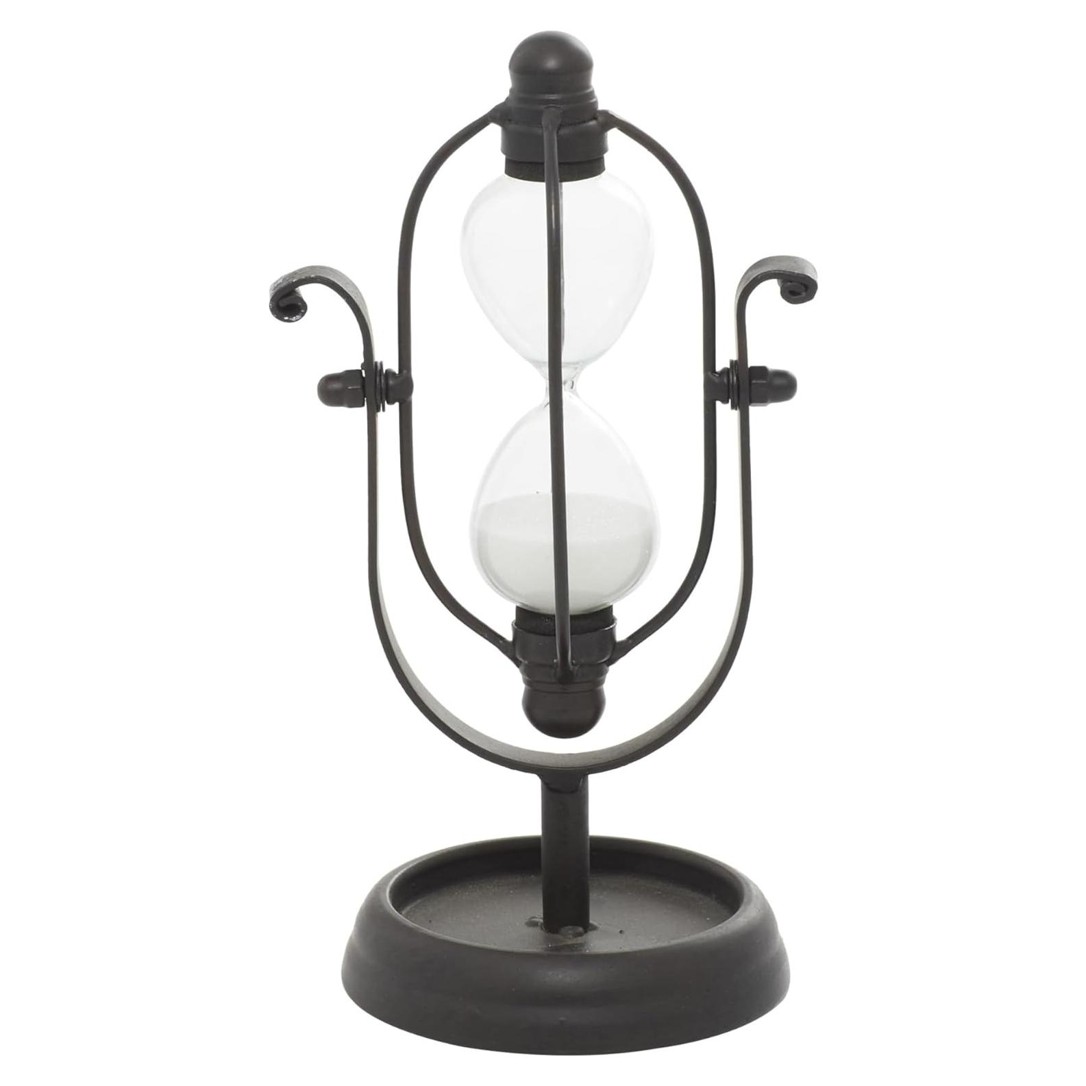 Temporizador de Arena Deco 79 Metal Negro 20,32 cm