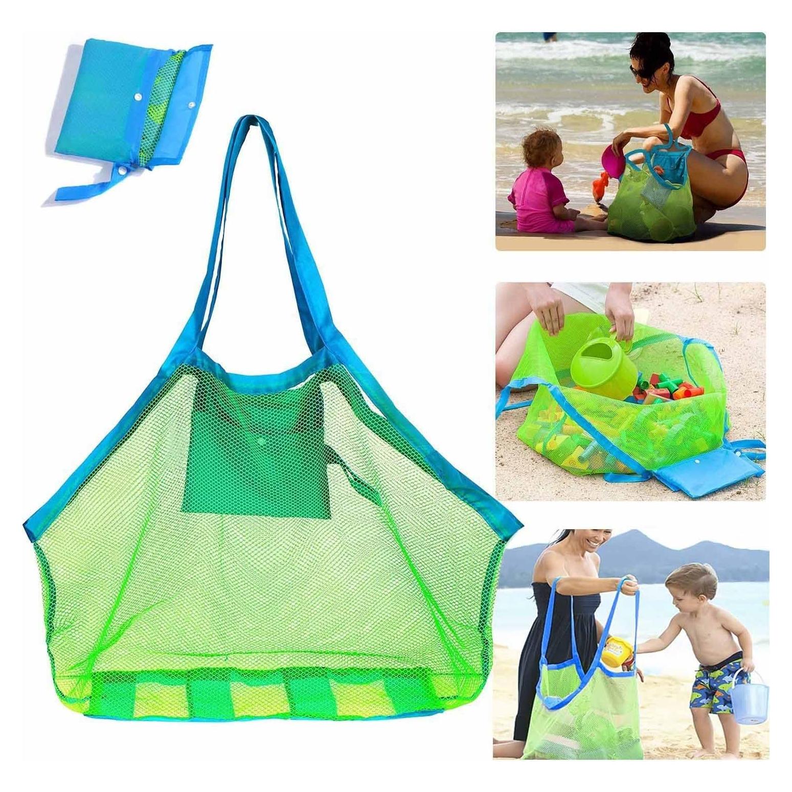 Bolsa de Playa Malla Extra Grande Nine-to-Five Life 45x30cm