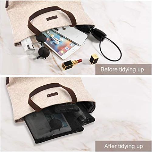 Bolsa de Malla Organizador Cosmético EASYFUN 4 Pcs Negro